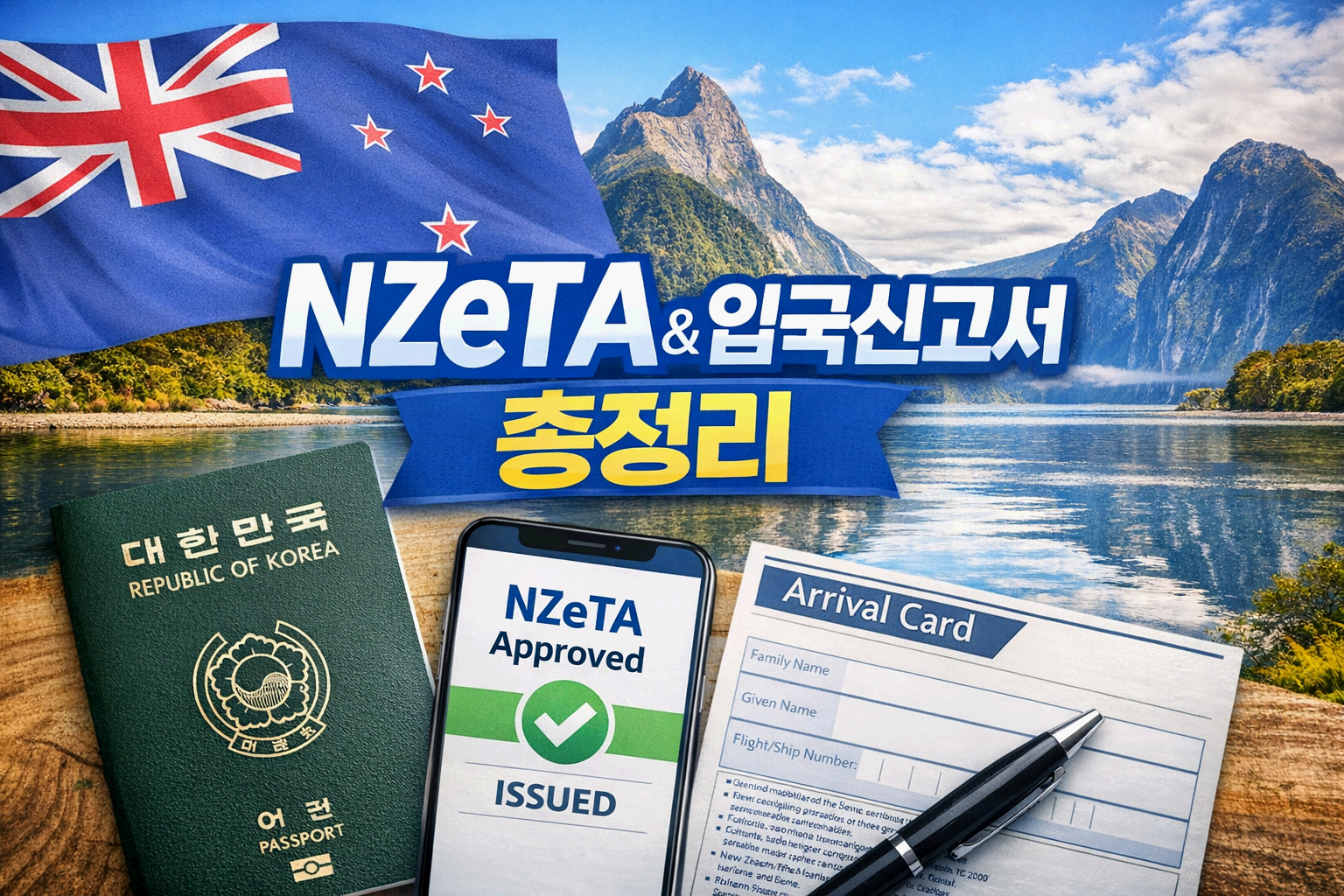 뉴질랜드 입국 전 필수 준비｜NZeTA 비자 &amp; 입국신고서 작성법 총정리