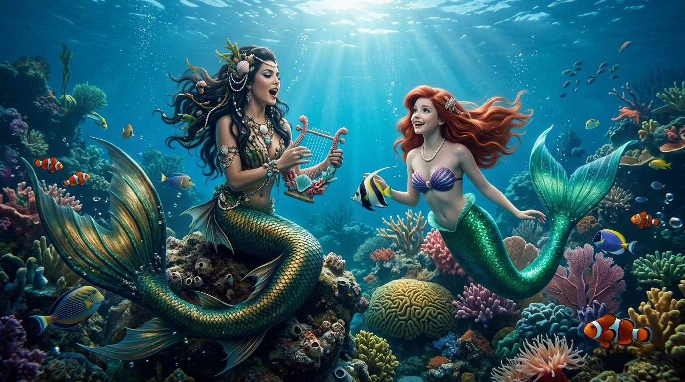전설의 세이렌과 인어공주