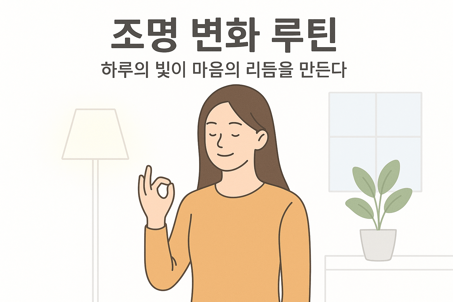 조명 변화 루틴 (Light Shift Routine)하루의 빛이 마음의 리듬을 만든다