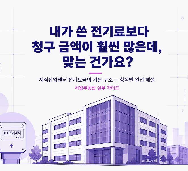 지산전기요금내역