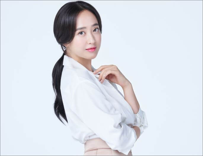 고혼진 화장품 모델 김민정 사진