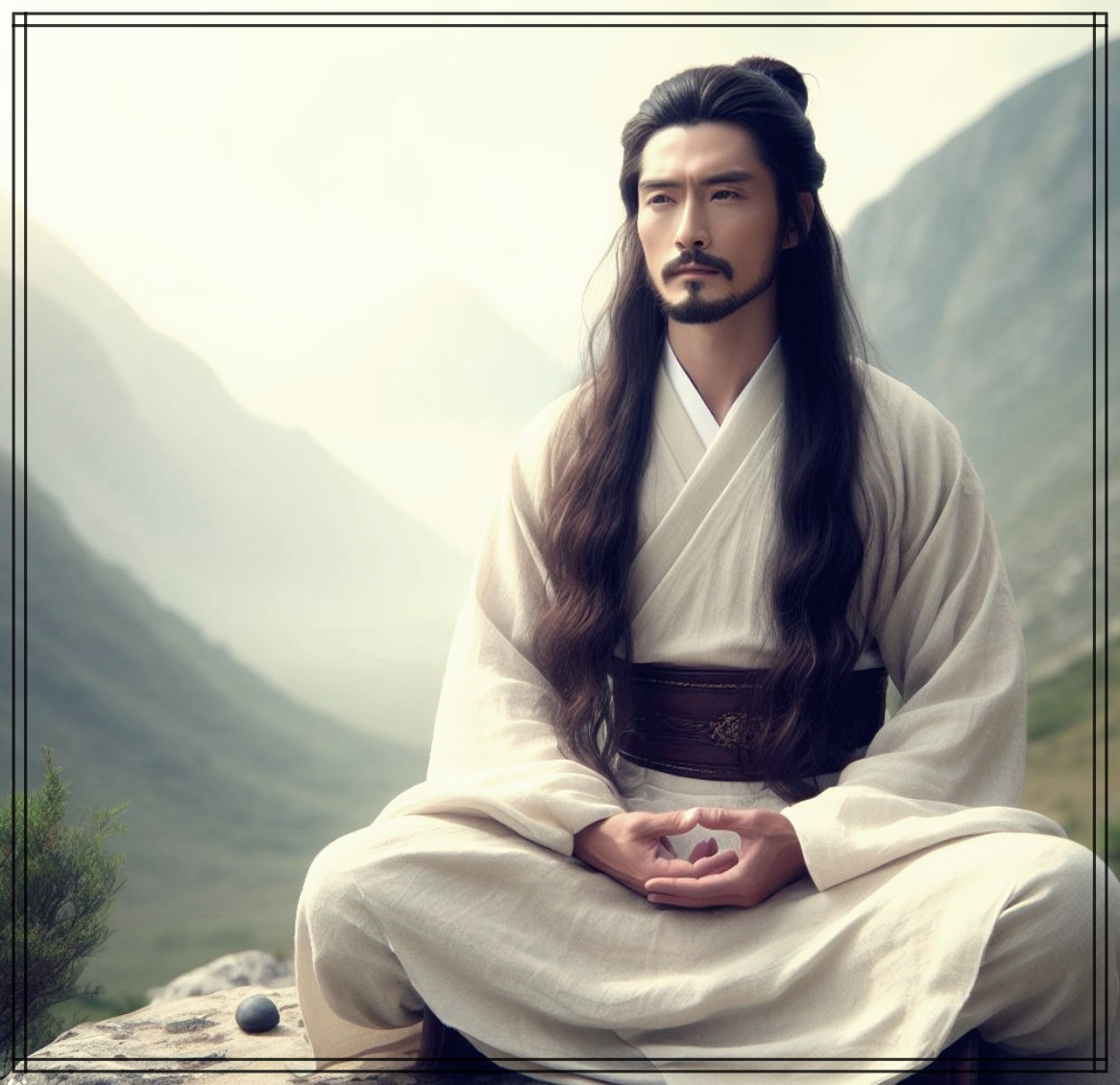 화룡선생 수련모습(명상하는모습)