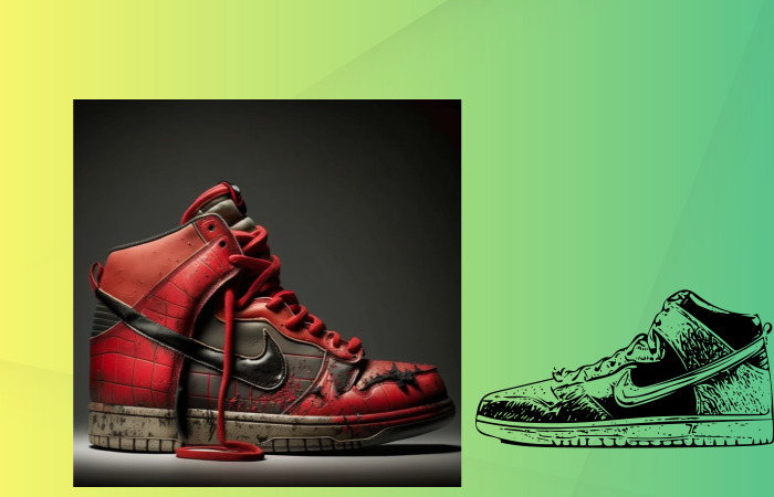 낡은-나이키-신발