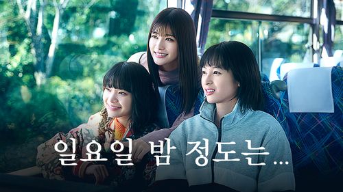 일본 드라마 일요일 밤 정도는 티빙 포스터