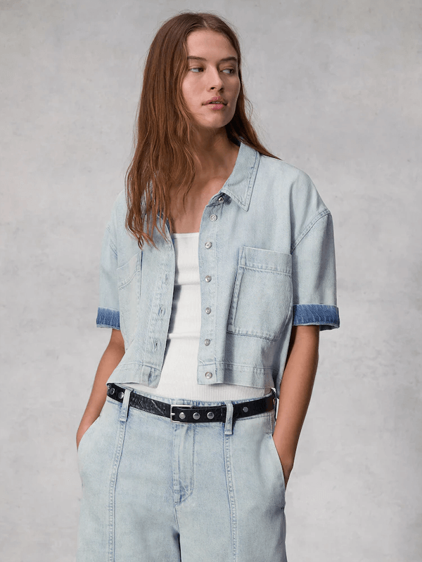 살롱드립2 58회 김고은 데님셔츠