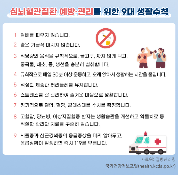 심뇌혈관질환-예방-관리-생활수칙