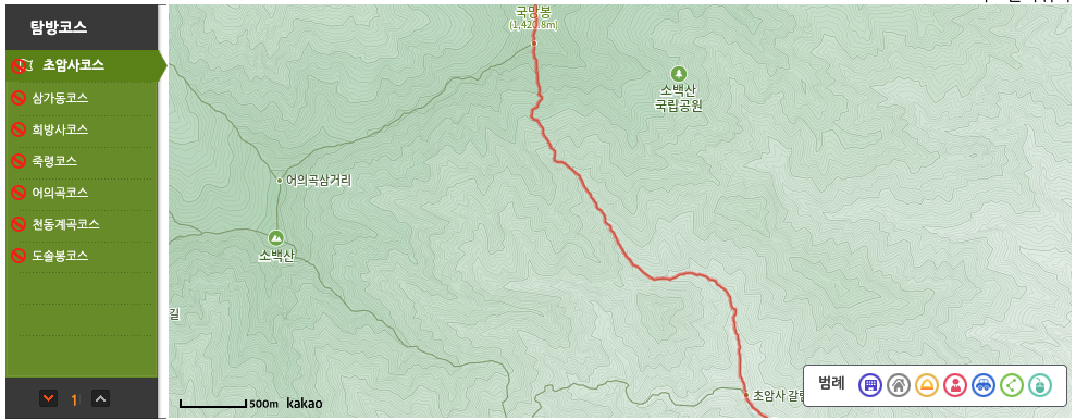 소백산 등산코스. 지도, 추천 등 3분 총정리
