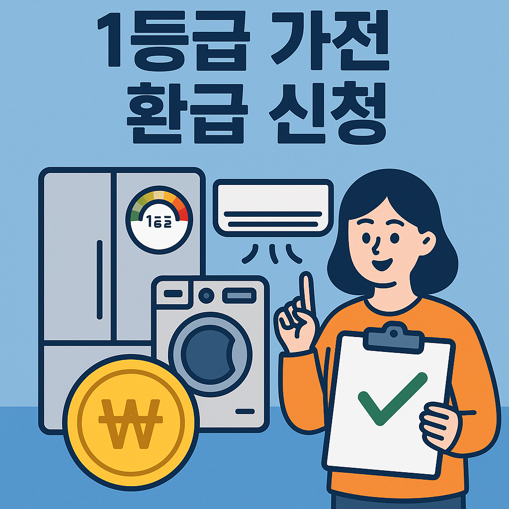 1등급 가전 환급 제도 신청
