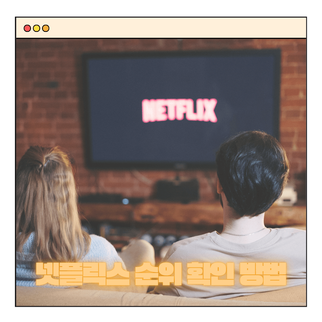 넷플릭스 순위 추천