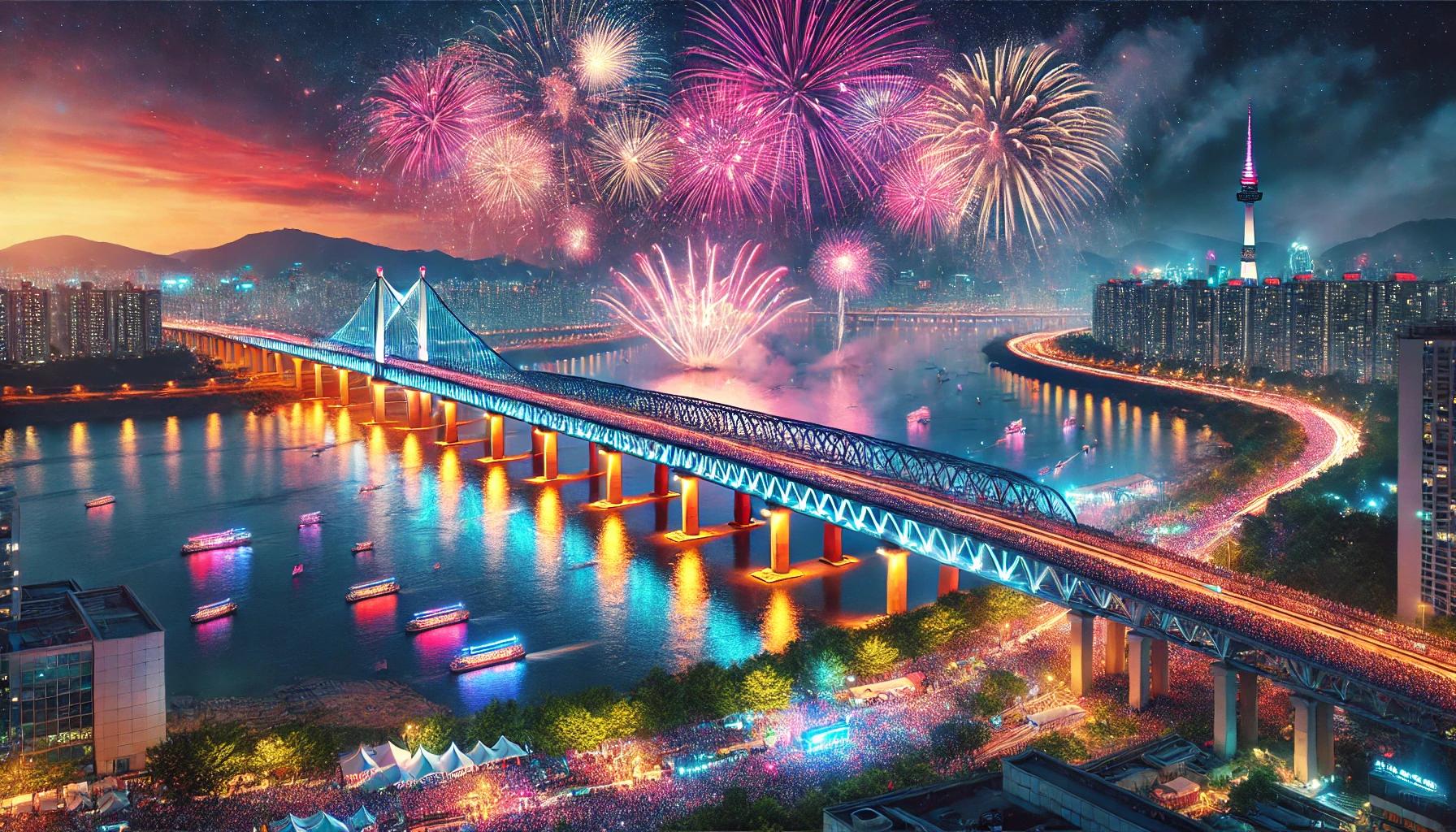 불꽃축제 마포대교