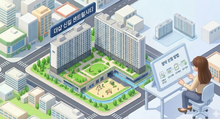 더샵 신길 센트럴시티 아파트 분양가 청약 신청 방법