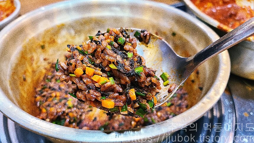 개성옛닭-닭볶음탕-볶음밥-맛