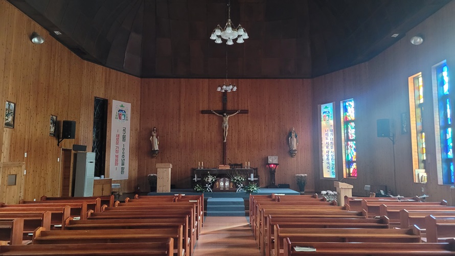 정읍 시기동성당 내부 사진