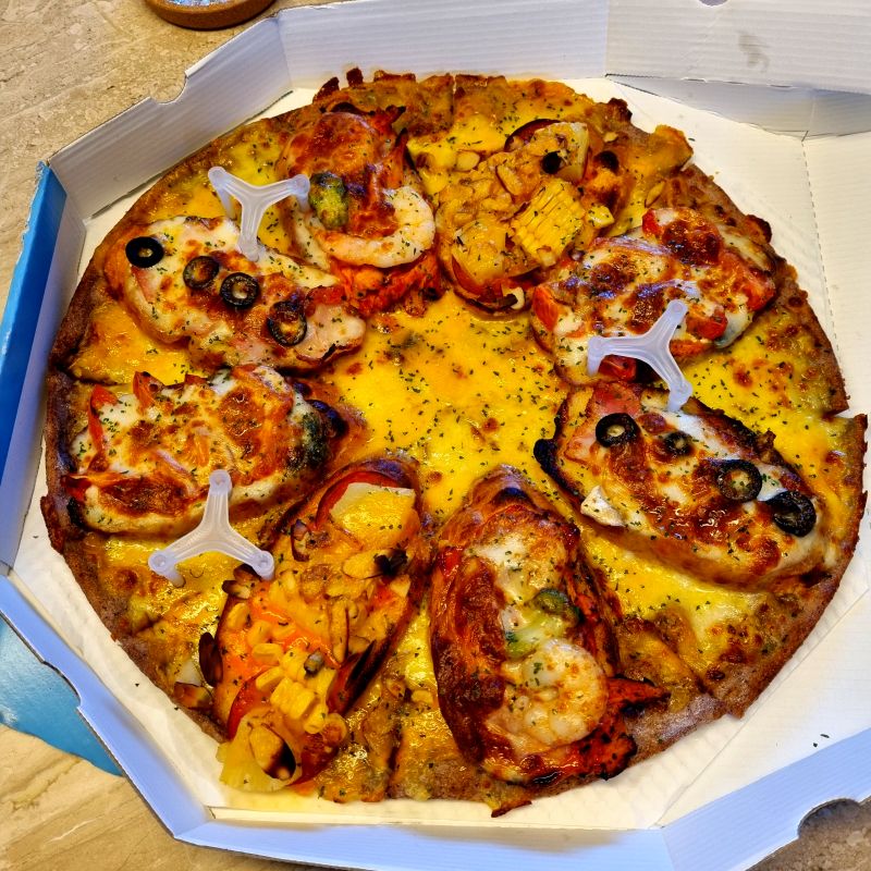 피자알볼로-날개피자-한판