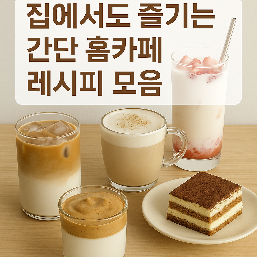 간단 홈카페 레시피