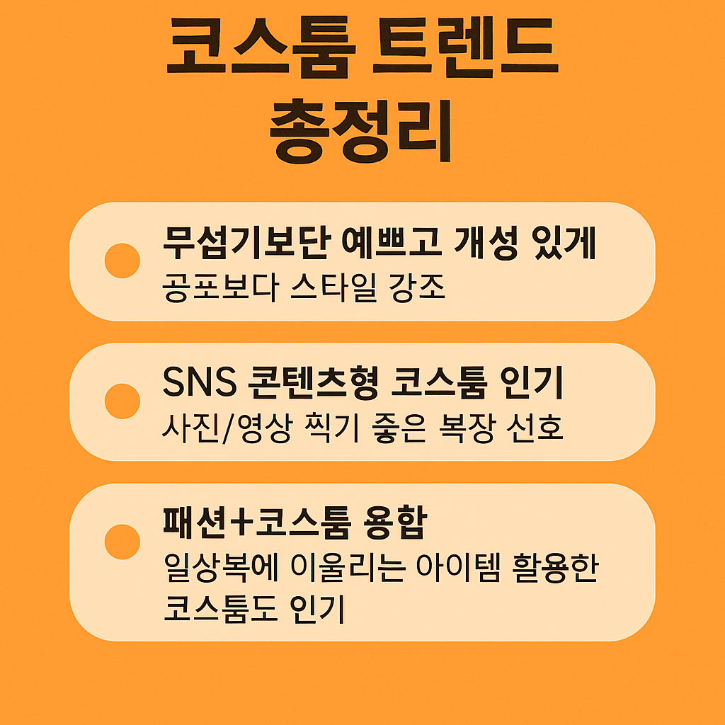 여자 할로윈 코스튬 트렌드 총정리