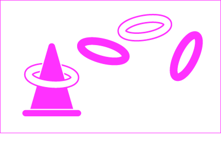 라이트 고리 던지기