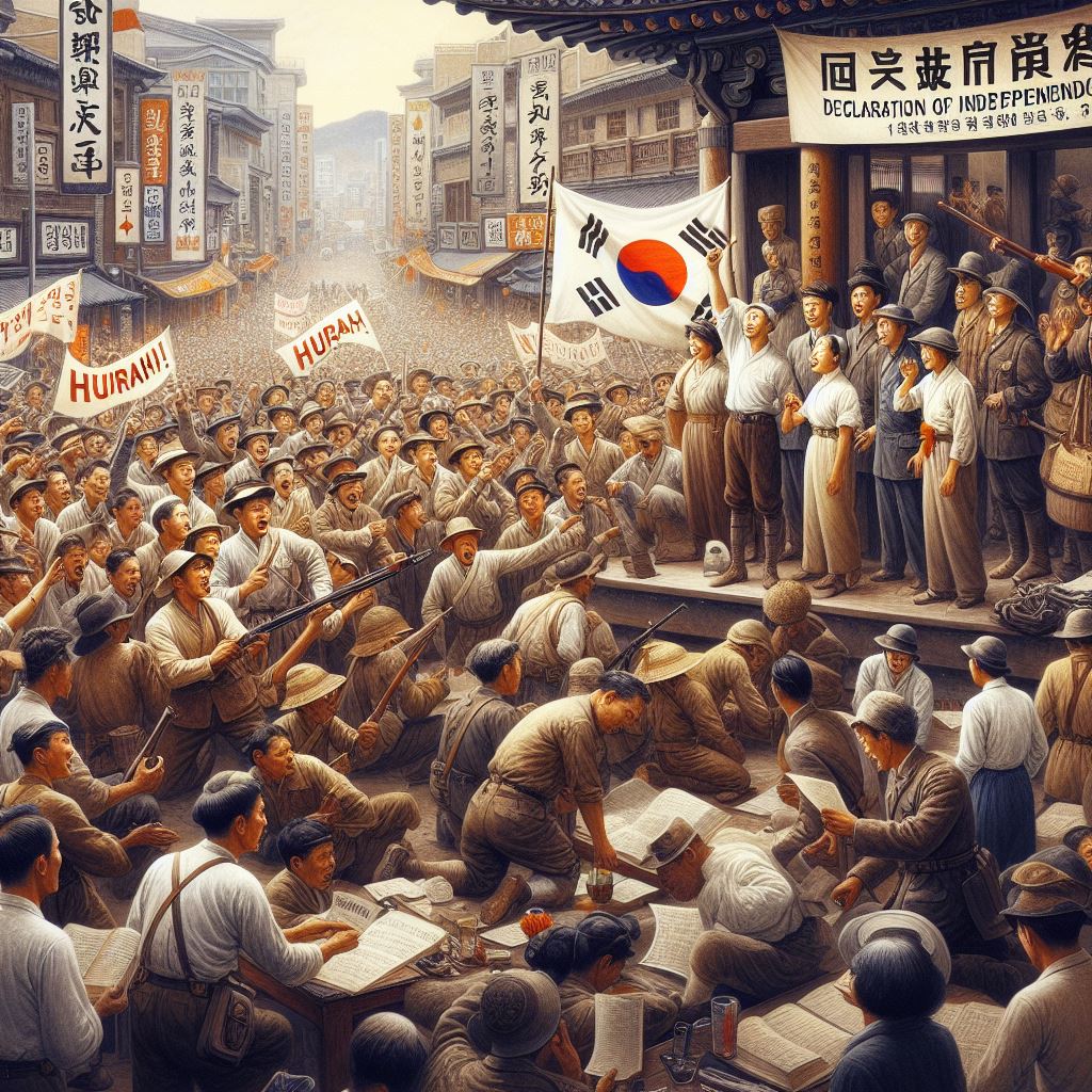 AI가 그려준 3.1절 독립운동 그림, 대한독립 만세!