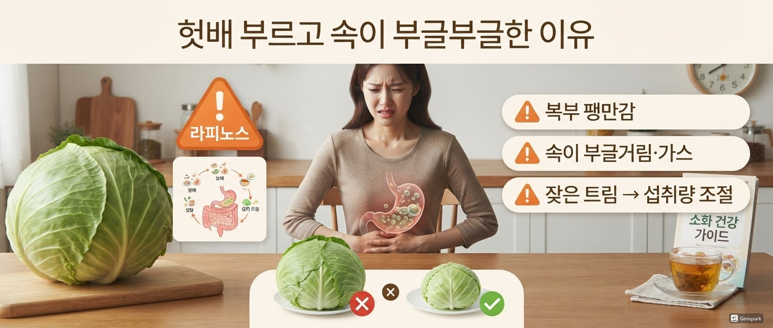 헛배 부르고 속이 부글부글한 이유