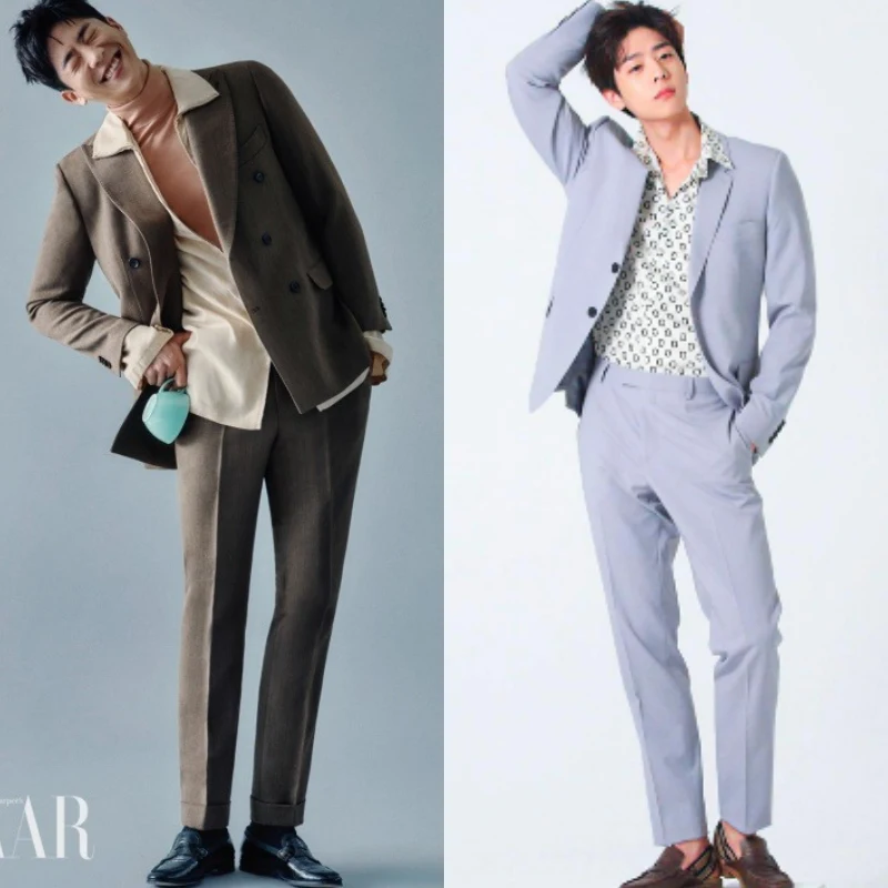 슈트를 입고 서 있는 채종협