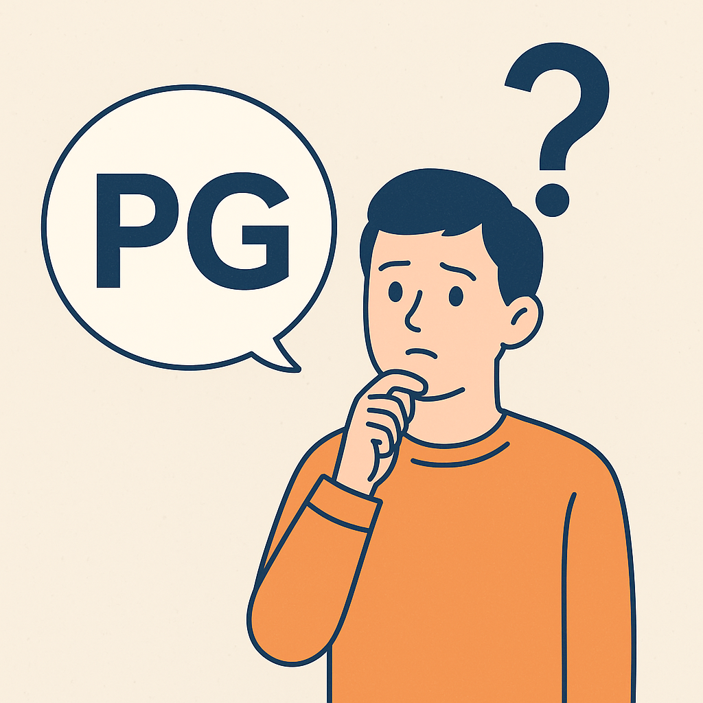 pg사에 궁금해하는사람