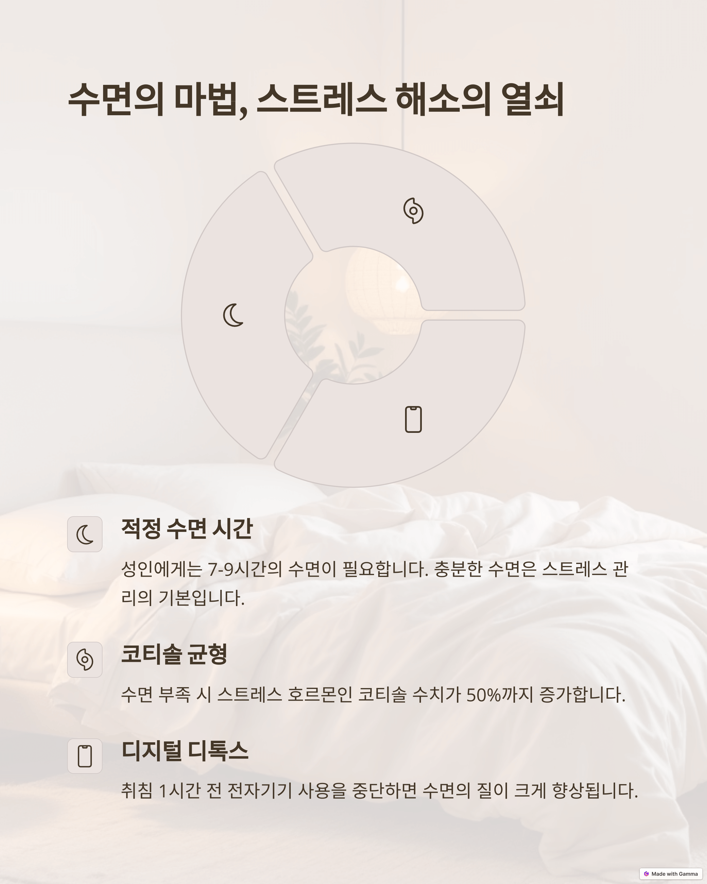 꿀잠이 보약! 숙면으로 스트레스 이기기