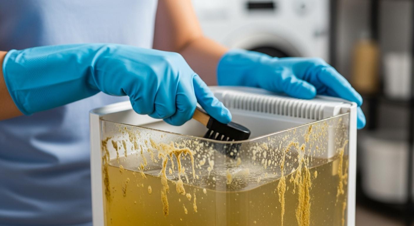 제습기 물통 청소