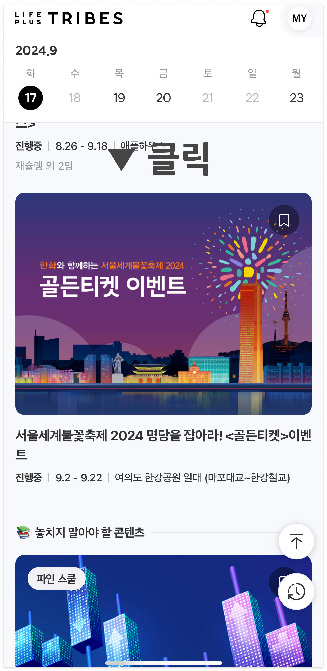 서울세계불꽃축제 골든티켓