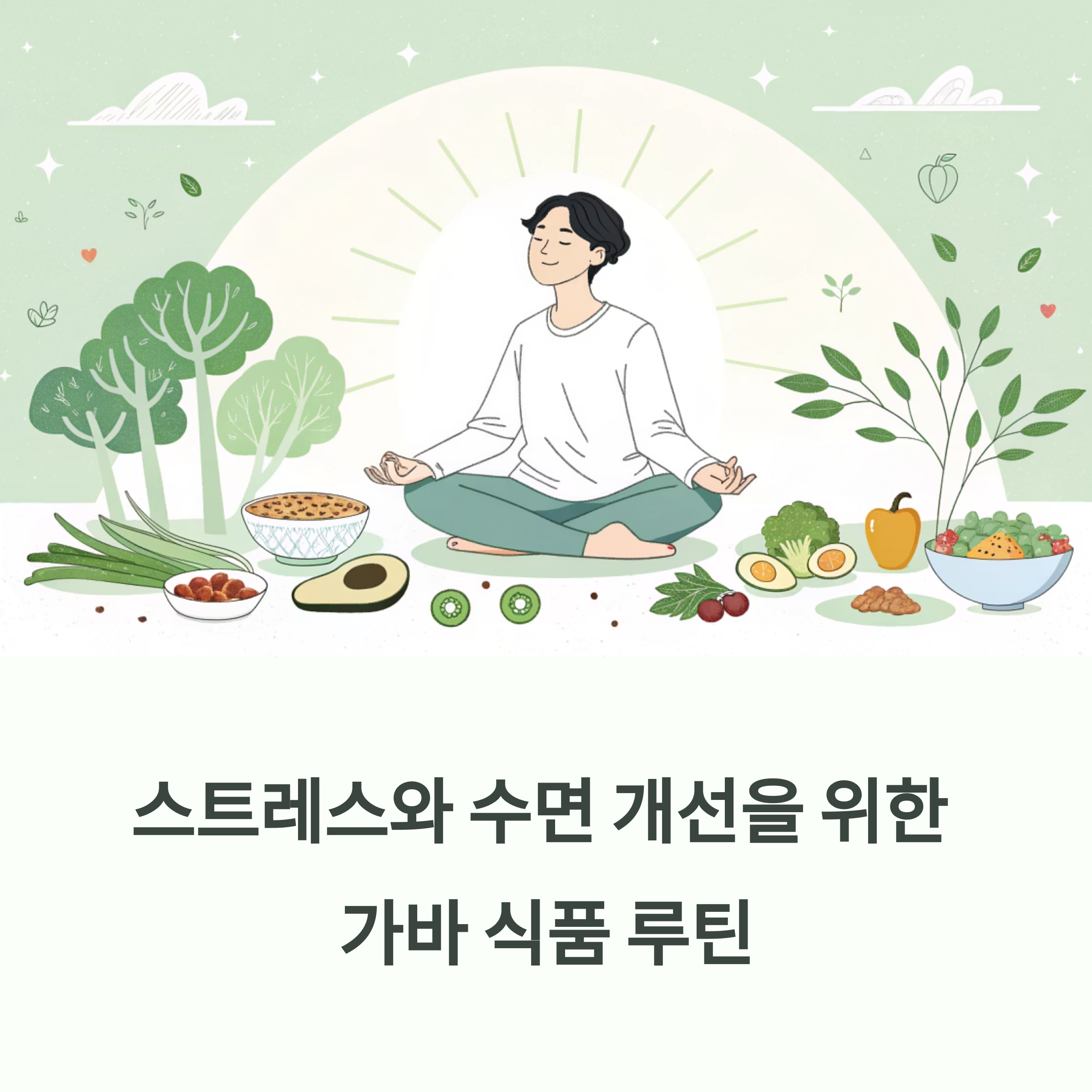 스트레스와 수면의 열쇠, 가바 식품으로 시작하는 실천 루틴