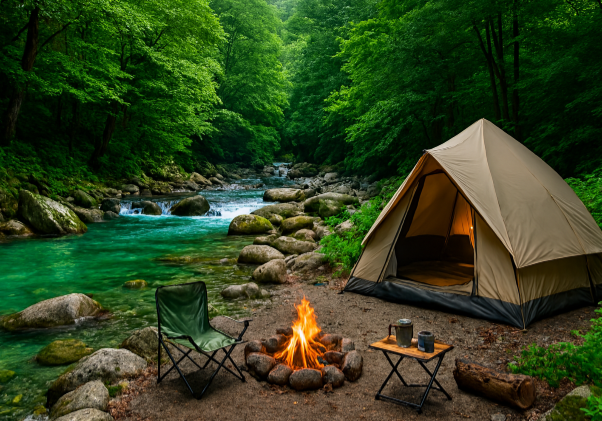 계곡캠핑 관련 사진