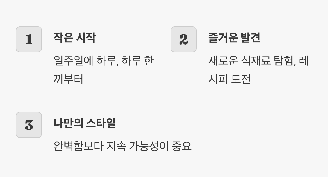 완벽함보다 중요한 ‘지속 가능성’