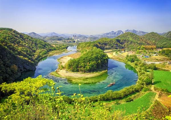 영월 한반도 지형