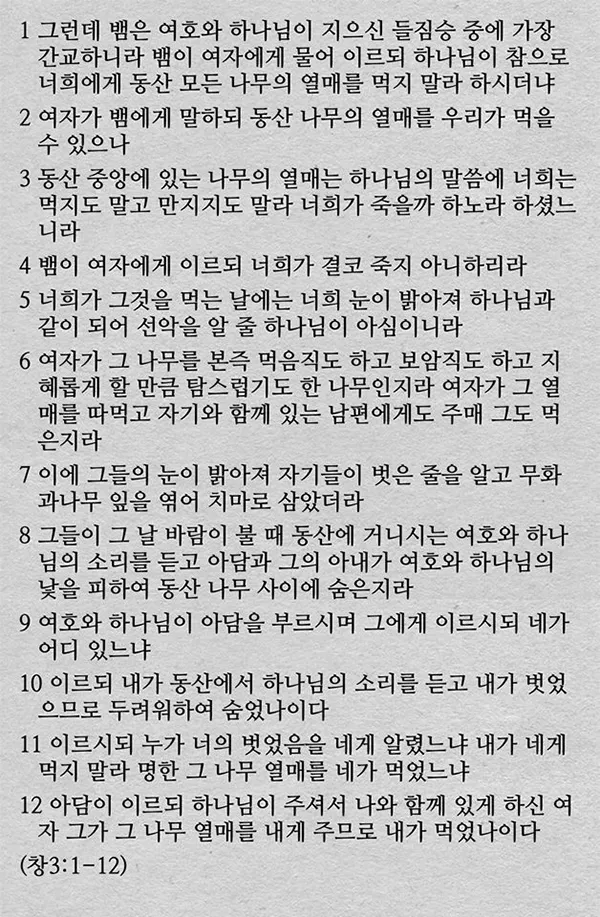 창세기 3장 원죄 구원 묵상_2