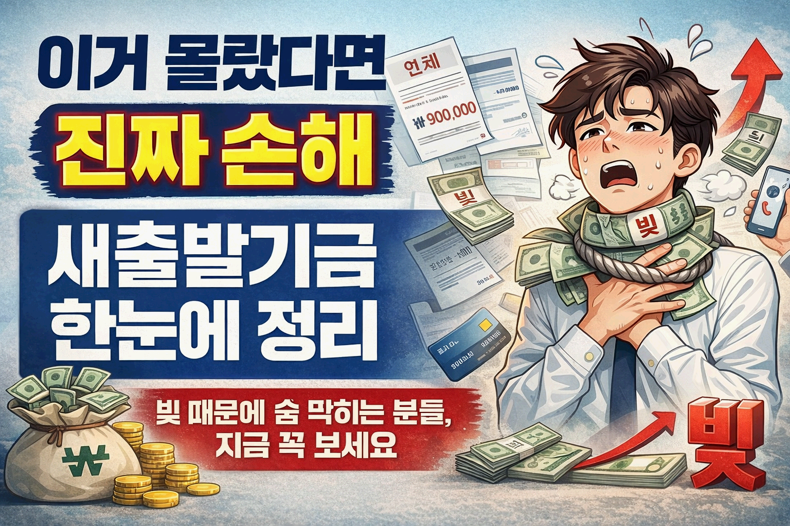 24시간 신청 가능한 새출발기금 한눈에 정리 - 빚 때문에 숨 막히는 분들, 지금 꼭 보세요!