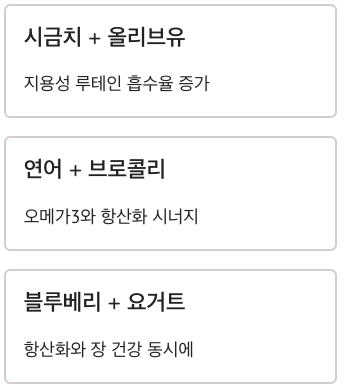 눈에 좋은 연어와 브로콜리