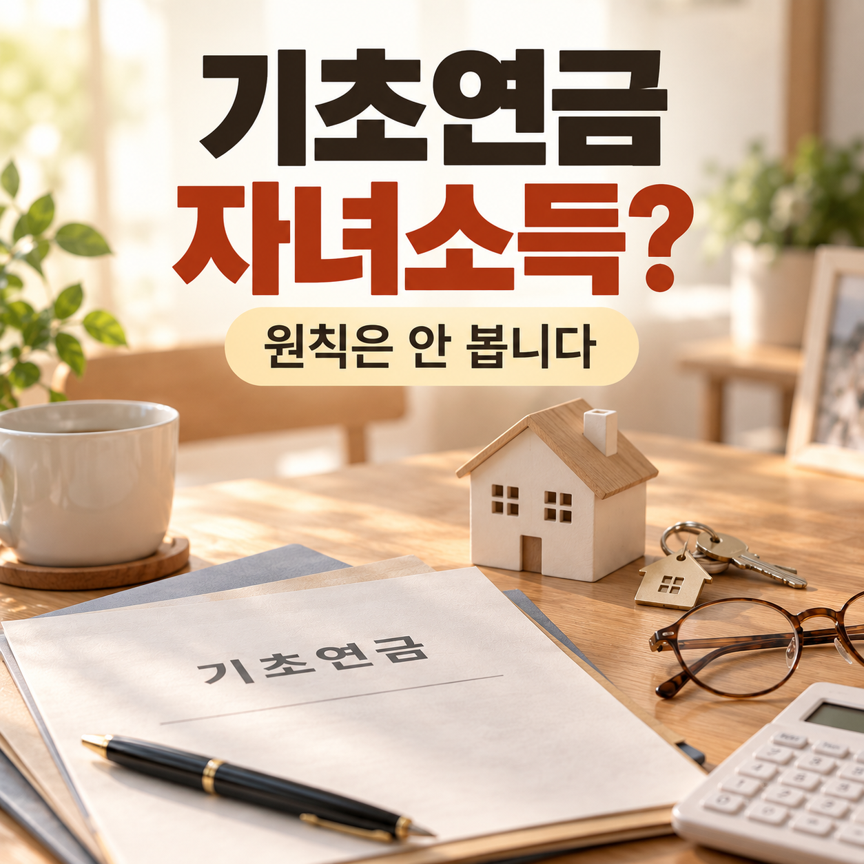 기초연금 자녀 소득 대표 이미지