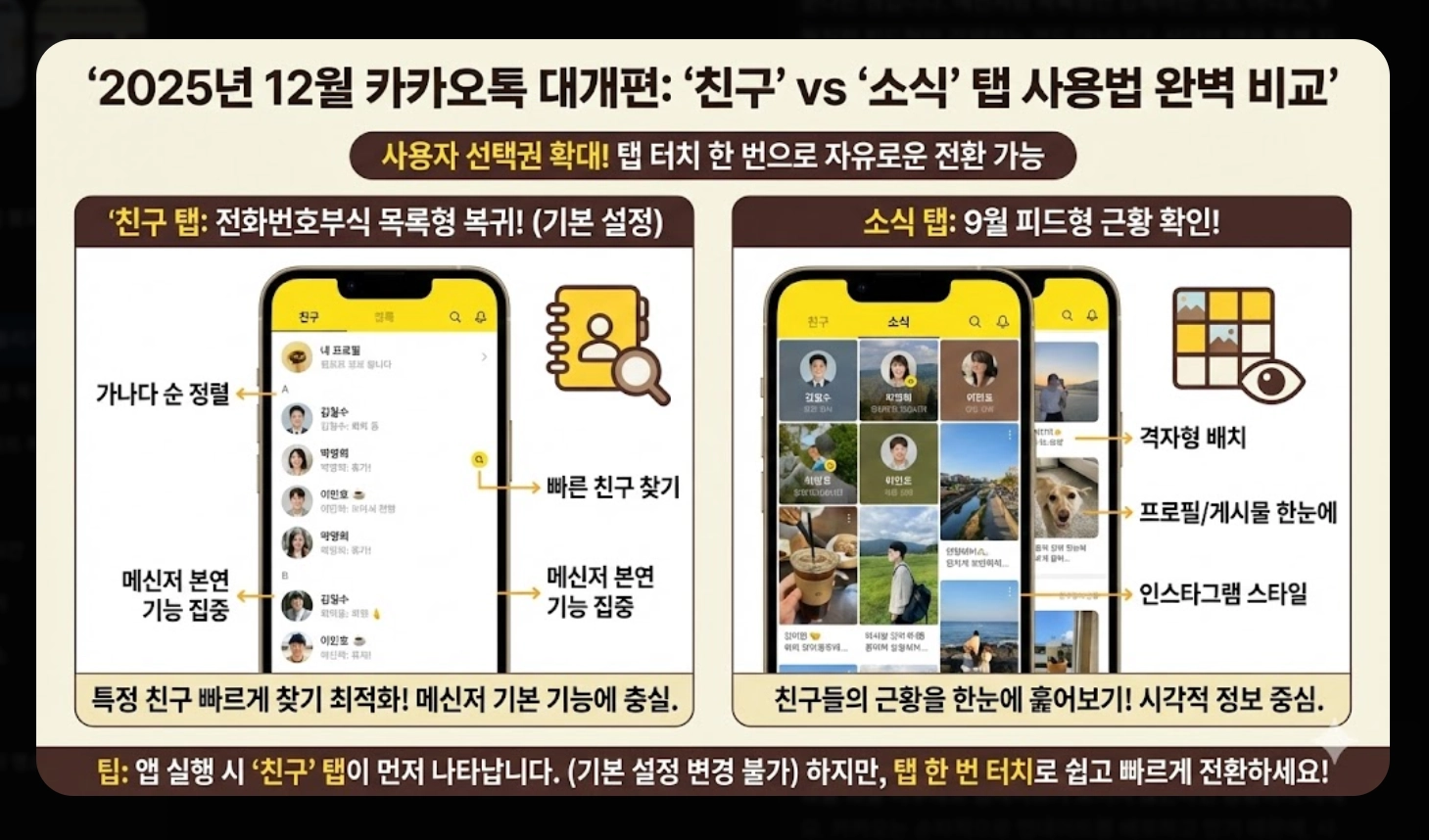 카톡 목록형 되돌리기 2025 완벽 가이드