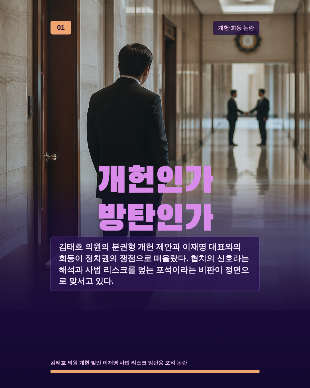 개헌인가 방탄인가