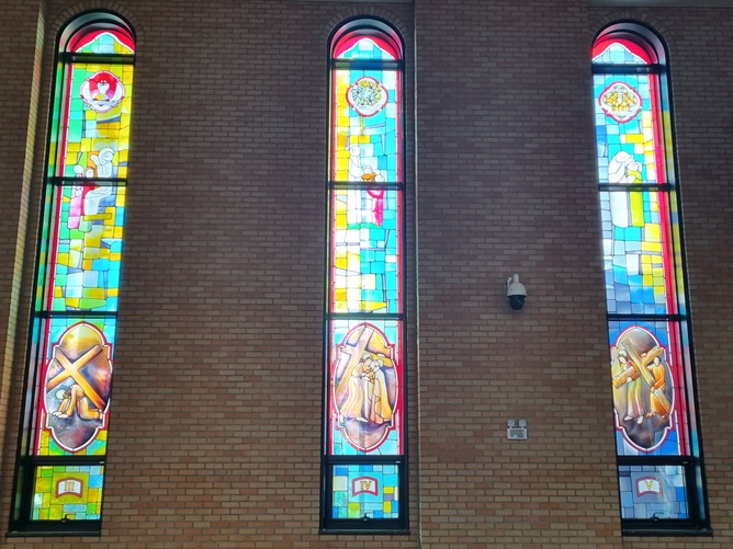 인천 부개2동성당 스테인드글라스