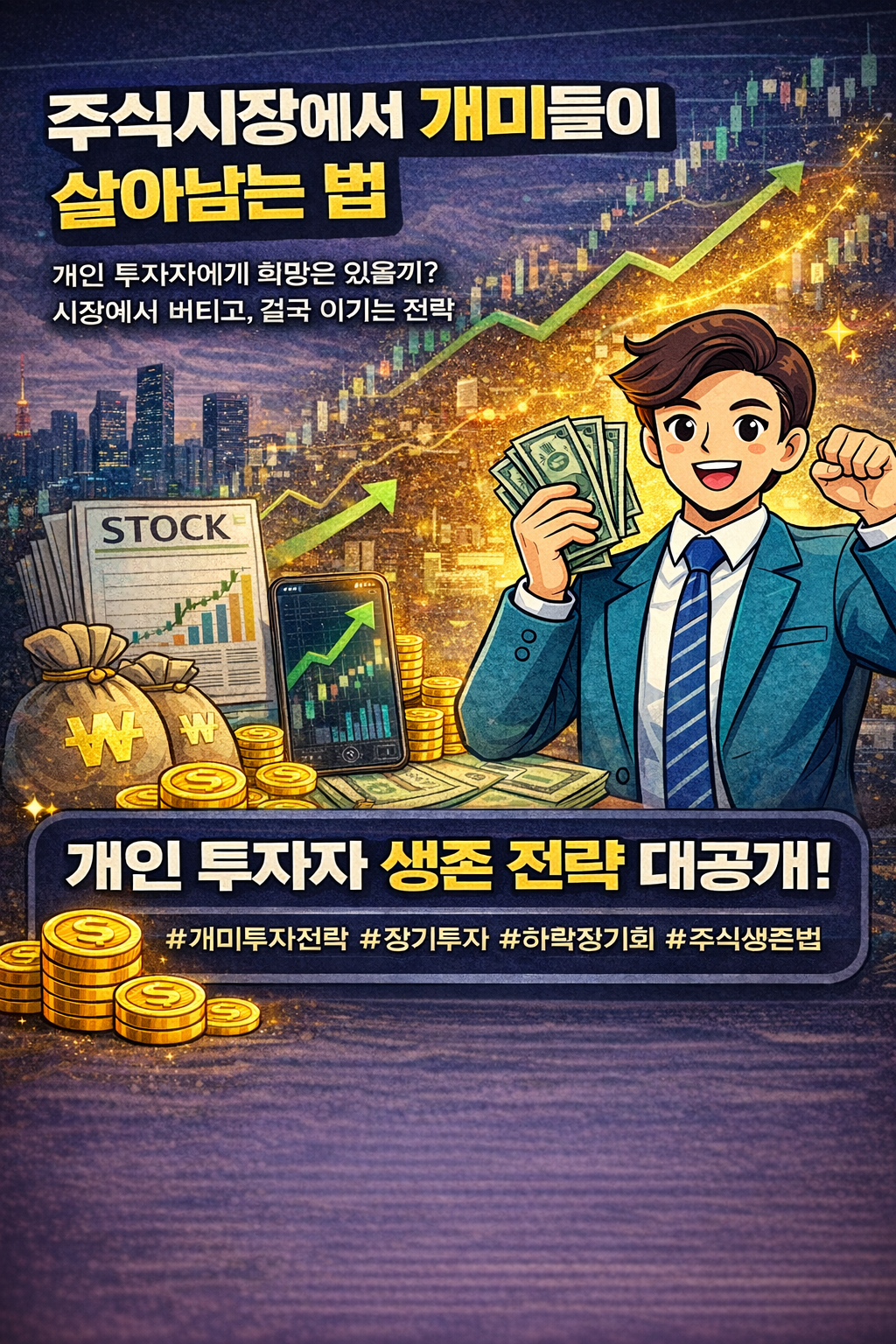 주식시장에서 개미들이 살아남는 법