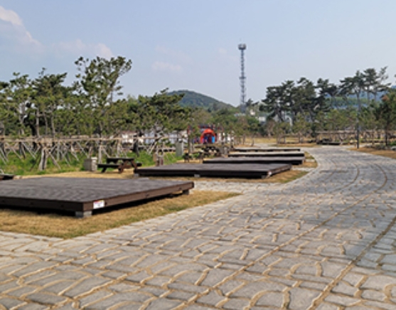 망상 오토캠핑 리조트 캠핑 사이트