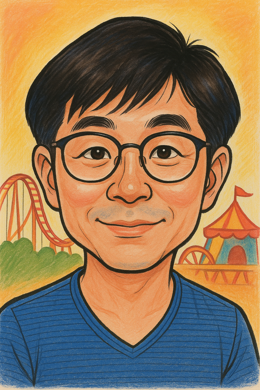 커리커쳐 그림 by ChatGPT