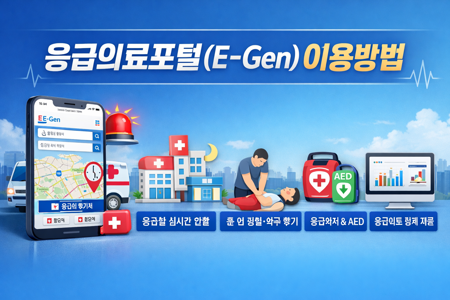 응급의료포털 이용방법