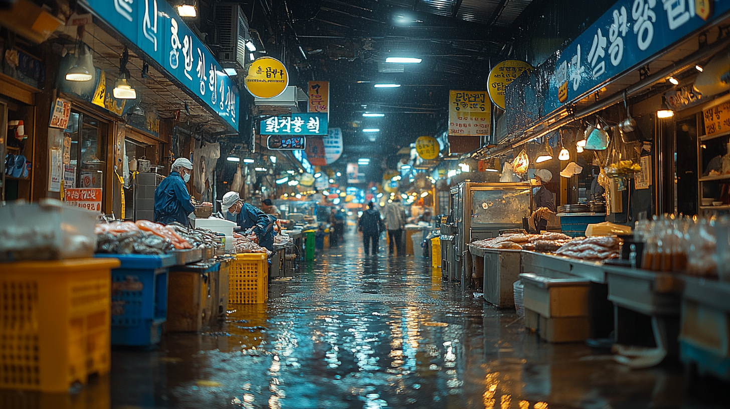 AI 추천 경상도 맛집지도 : 부산 &ndash; 해산물 천국