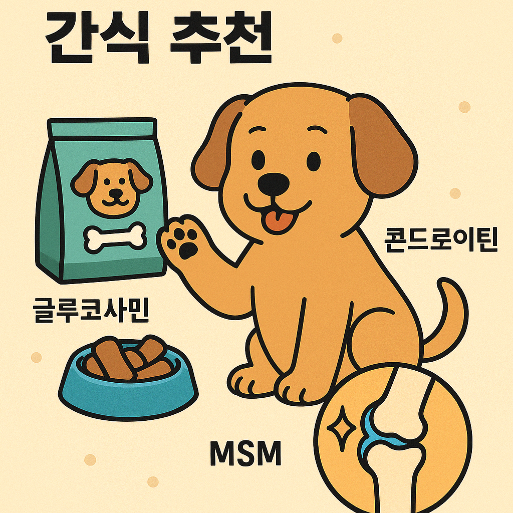 🐕 강아지 관절 건강을 위한 간식 추천