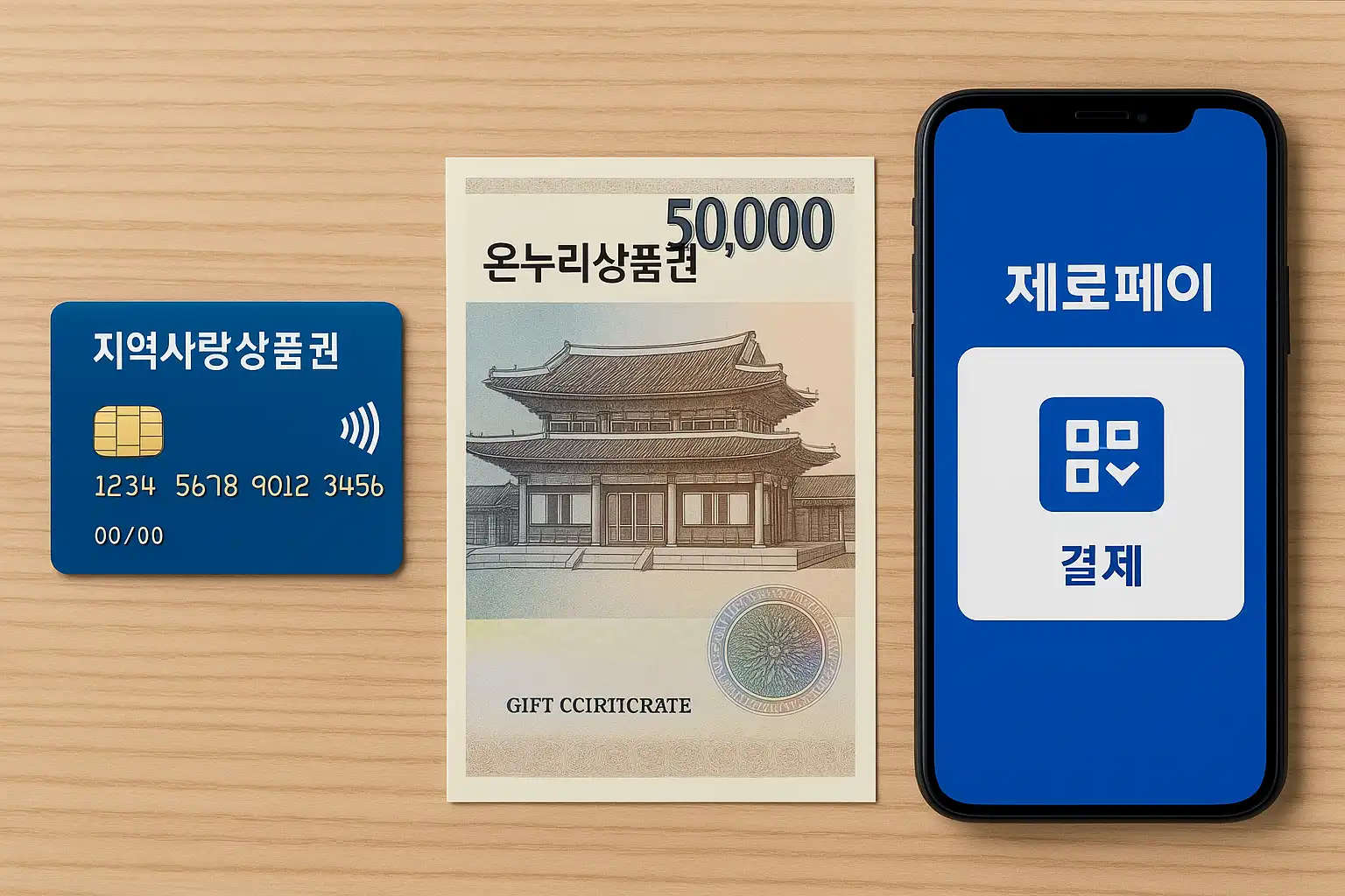 지역화폐 종류를 보여주는 이미지