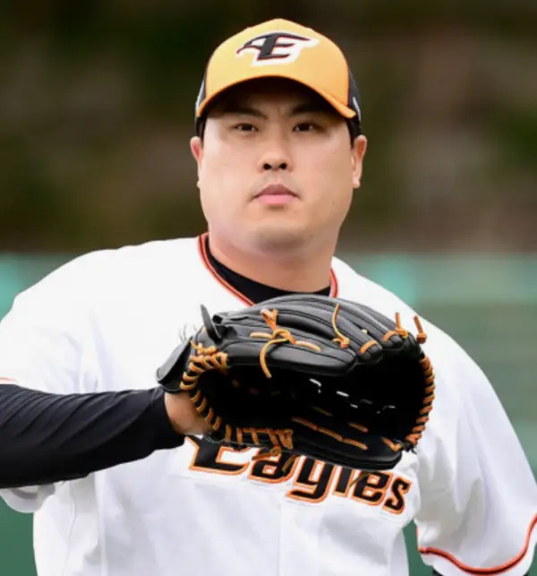 한화 류현진 경기 중 모습