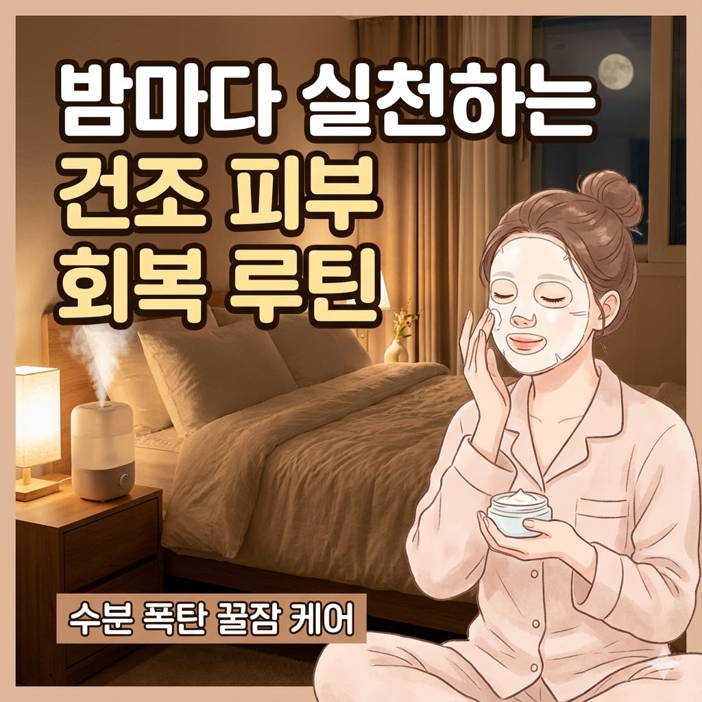 밤마다 실천하는 건조 피부 회복 루틴