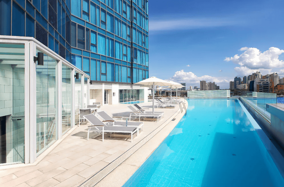 오라카이 송도 호텔 수영장 사진