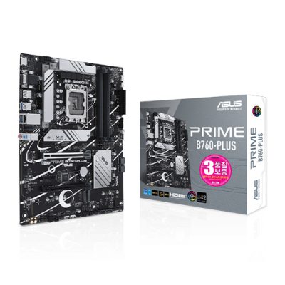 DDR5를 지원하는 인텔 13세대 가성비 ATX 메인보드, ASUS PRIME B760-PLUS 출시